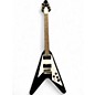 Used Epiphone KIRK HAMMETT FLYING V BLACK Solid Body Electric Guitar thumbnail