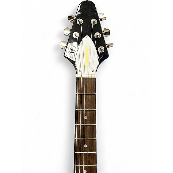 Used Epiphone KIRK HAMMETT FLYING V BLACK Solid Body Electric Guitar