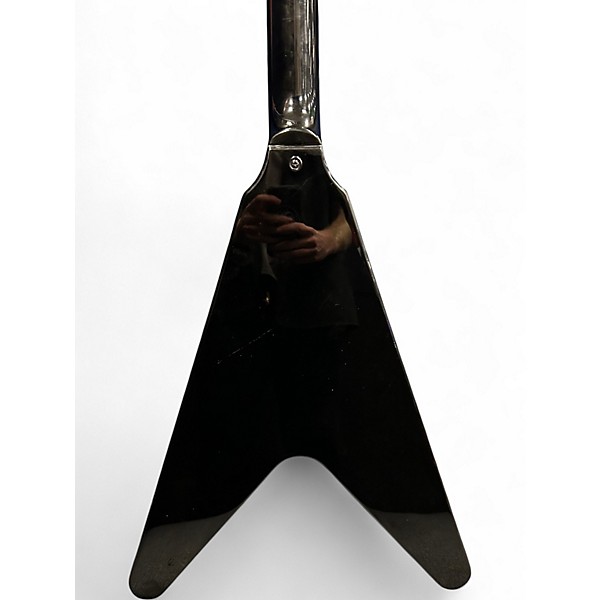 Used Epiphone KIRK HAMMETT FLYING V BLACK Solid Body Electric Guitar