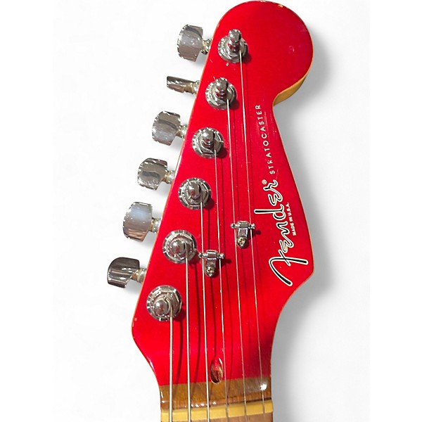 Used 1997 Fender 1997 STRATOCASTER WITH HOTRAILS Red Solid Body Electric Guitar