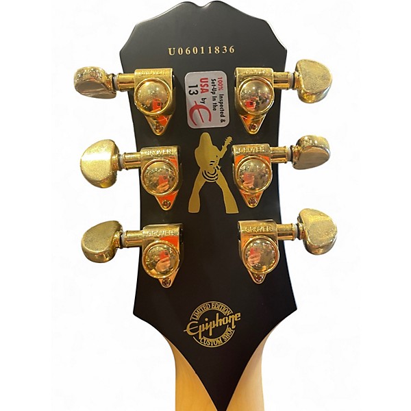 Used Epiphone Zakk Wylde Bullseye Les Paul Custom Plus CAMO BULLSEYE Solid Body Electric Guitar