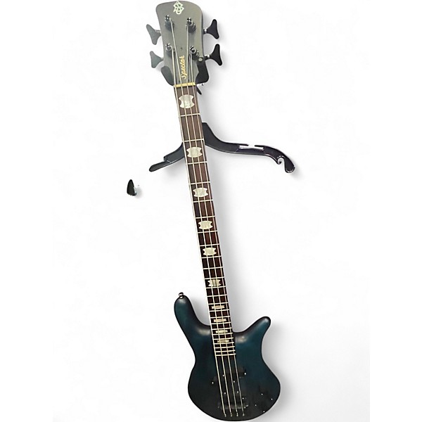 Used Spector Euro 4LX BLACK AND BLUE Electric Bass Guitar