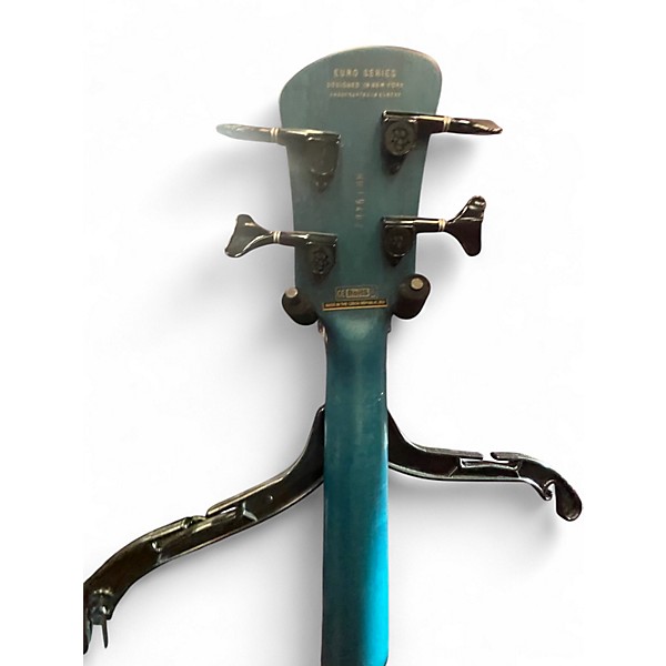 Used Spector Euro 4LX BLACK AND BLUE Electric Bass Guitar