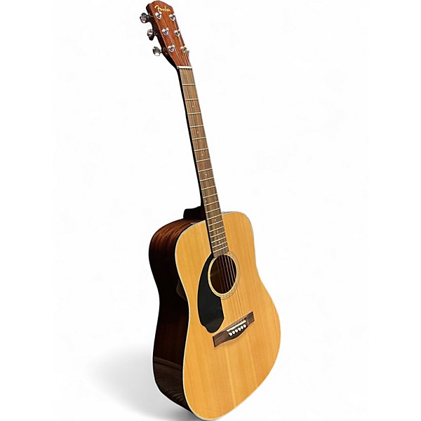 Used Fender CD60S-LH Natural Acoustic Guitar