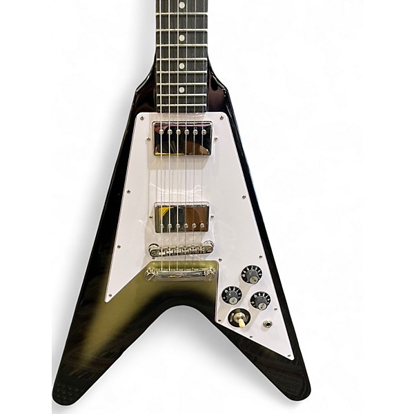 Used Epiphone Silverburst Flying V Silverburst Solid Body Electric Guitar