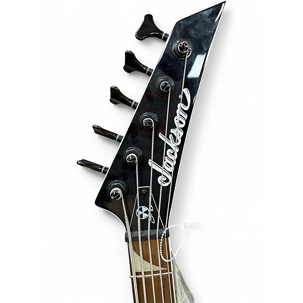 Used Jackson Dave Ellefson Signature CBX 5 String Silver Electric Bass Guitar