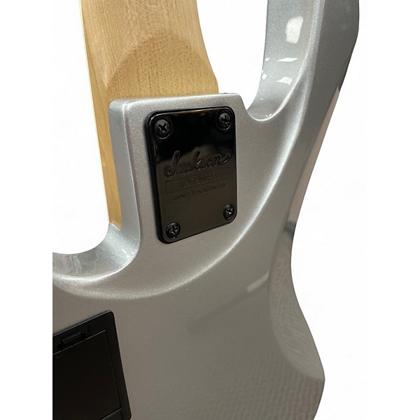 Used Jackson Dave Ellefson Signature CBX 5 String Silver Electric Bass Guitar