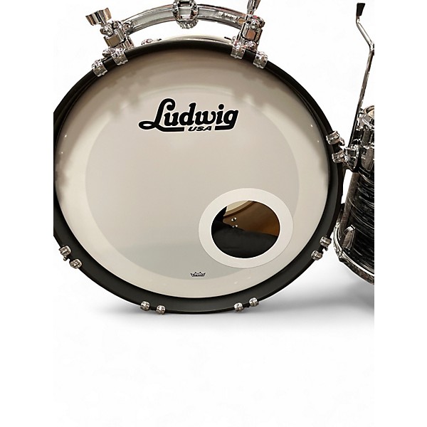 Used Ludwig 3 Piece LEGACY MAHOGONY BLACK OYSTER Drum Kit