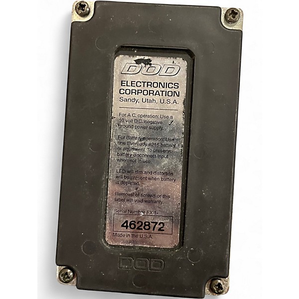 Used DOD FX72 BASS STEREO FLANGER Effect Pedal