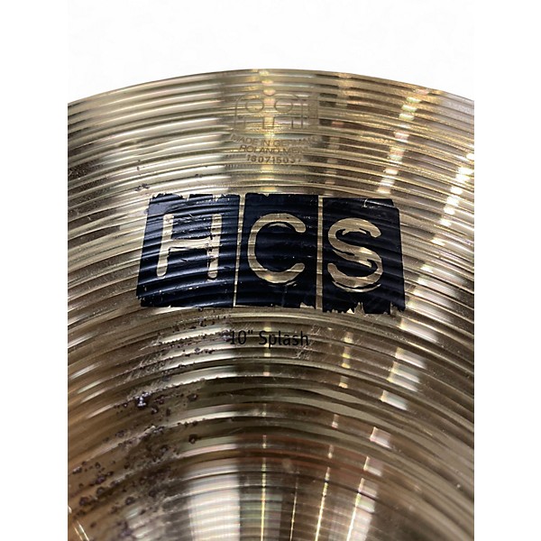 Used MEINL 10in HCS Splash Cymbal