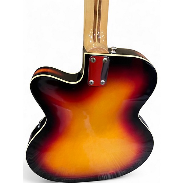 Vintage 1963 Welson DC2 2 Color Sunburst Hollow Body Electric Guitar
