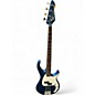 Used Peavey MILESTONE 4 Blue Electric Bass Guitar thumbnail