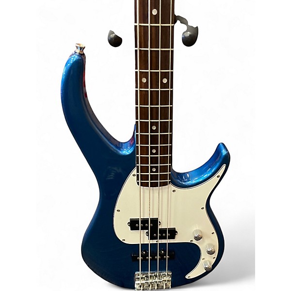 Used Peavey MILESTONE 4 Blue Electric Bass Guitar