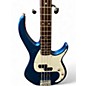 Used Peavey MILESTONE 4 Blue Electric Bass Guitar