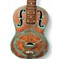 Used National Delphi Green Metallic Acoustic Guitar