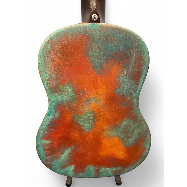 Used National Delphi Green Metallic Acoustic Guitar