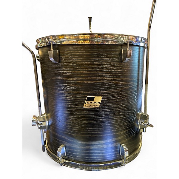 Used Ludwig 4 Piece Backbeat Elite Midnight Grain Drum Kit