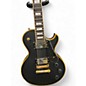 Used Schecter Guitar Research Solo Custom III Black and Gold Solid Body Electric Guitar