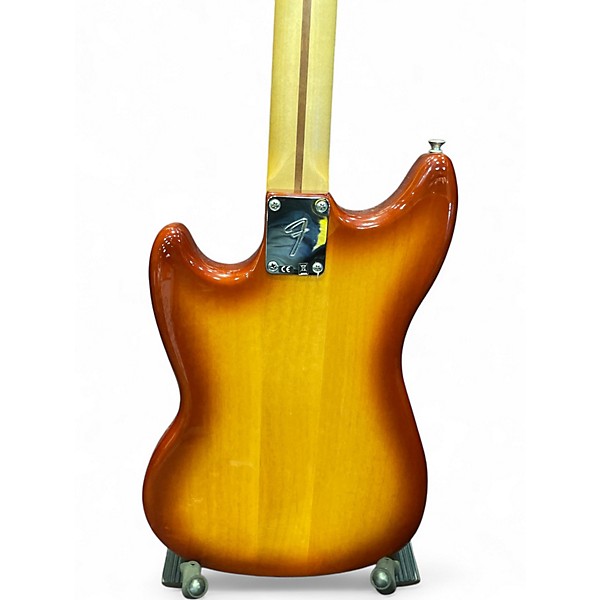 Used Fender Mustang Bass 2 Color Sunburst Electric Bass Guitar