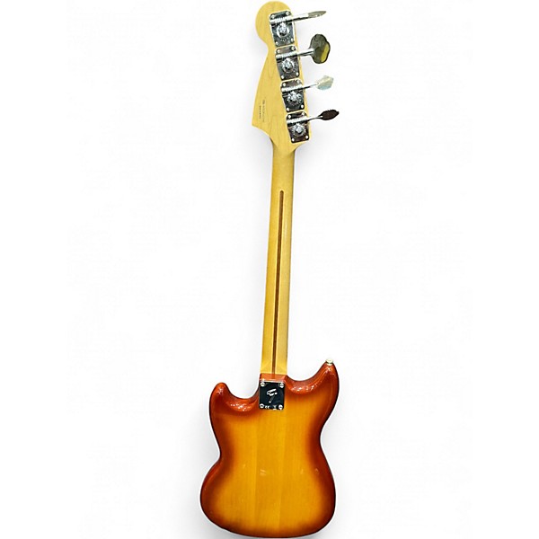 Used Fender Mustang Bass 2 Color Sunburst Electric Bass Guitar
