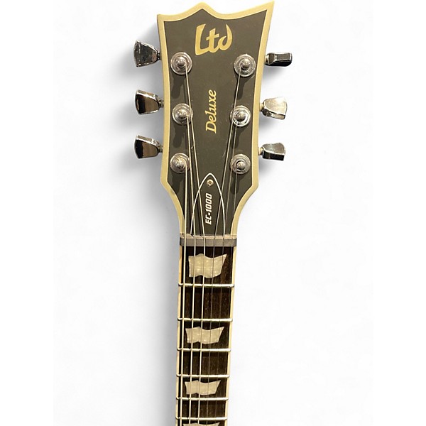 Used ESP EC1000 Evertune Flat Black Solid Body Electric Guitar