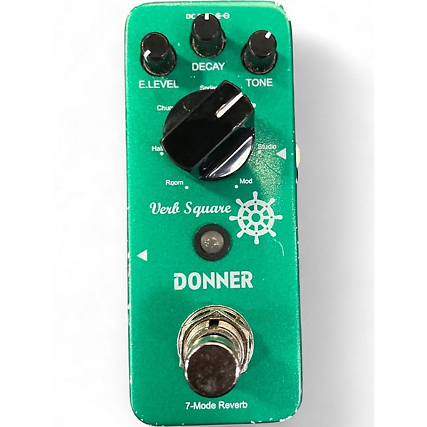 Used Donner verb square Effect Pedal