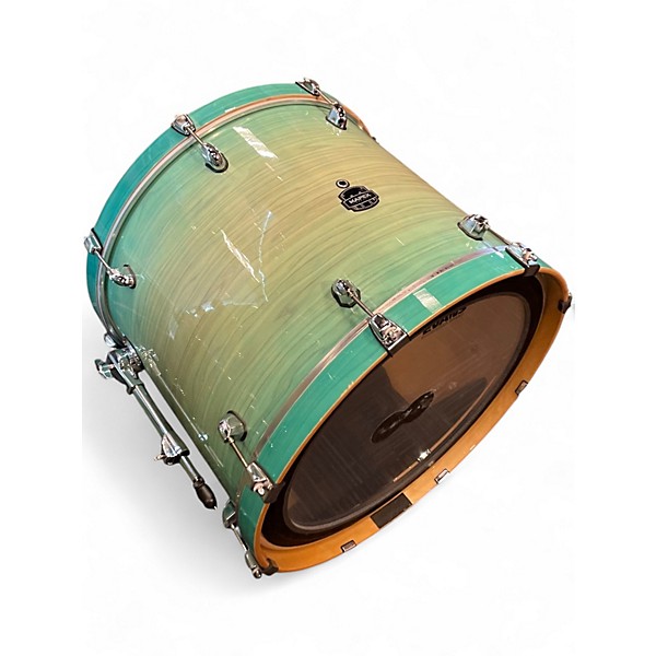 Used Mapex 6 Piece ARMORY AQUATIC SWIRL GLOVE Drum Kit