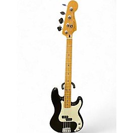 Used Fender Player Precision Bass Black Electric Bass Guitar