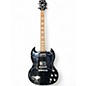 Used Gibson SG Standard Ebony Solid Body Electric Guitar thumbnail