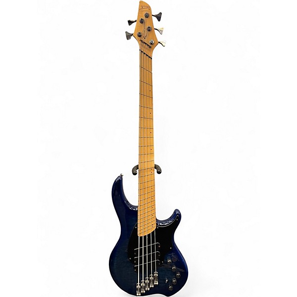 Used Dingwall COMBUSTION Trans Blue Electric Bass Guitar