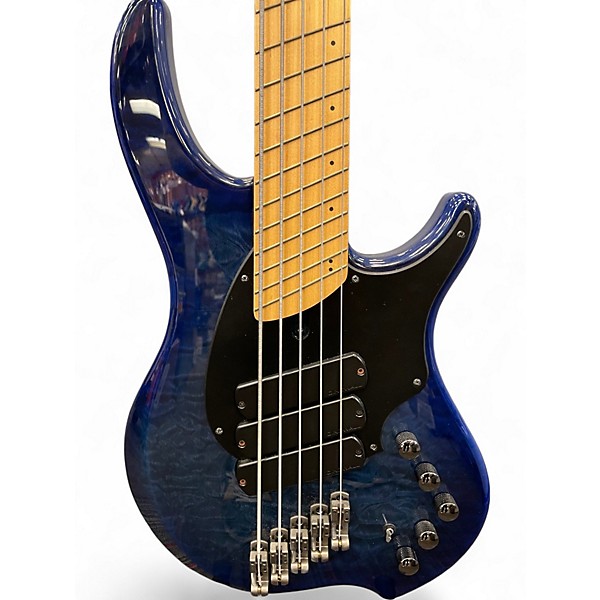 Used Dingwall COMBUSTION Trans Blue Electric Bass Guitar