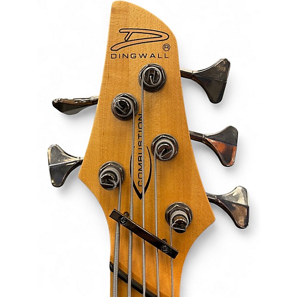 Used Dingwall COMBUSTION Trans Blue Electric Bass Guitar