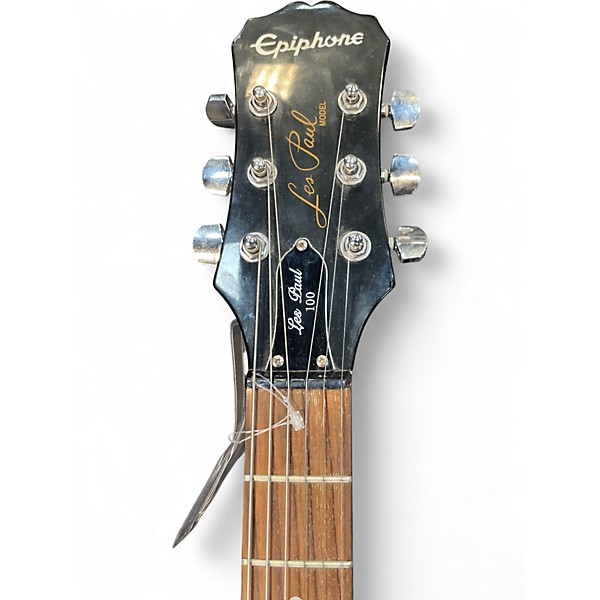 Used Epiphone Les Paul 100 Bolt On 2 Tone Sunburst Solid Body Electric Guitar