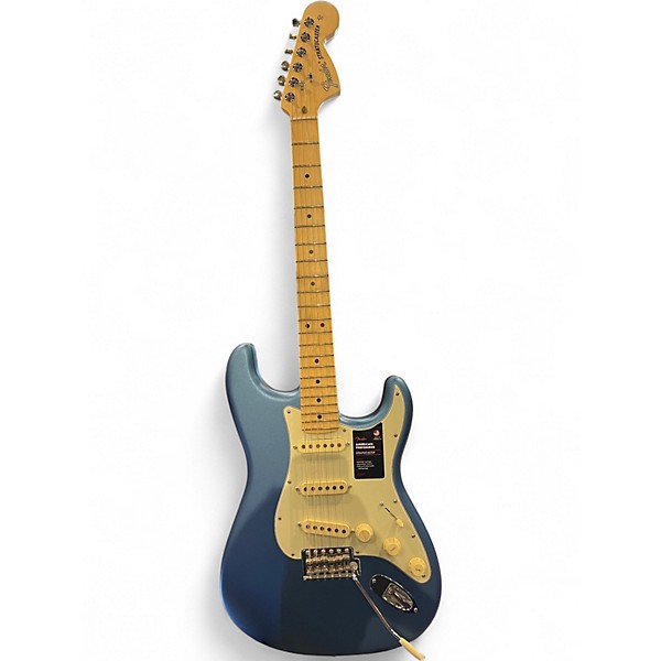 Used 2024 Fender American Performer Stratocaster SSS Satin Lake Placid Blue Solid Body Electric Guitar