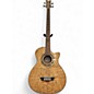 Used Dean EQABA GN NATURAL QUILT Acoustic Bass Guitar thumbnail