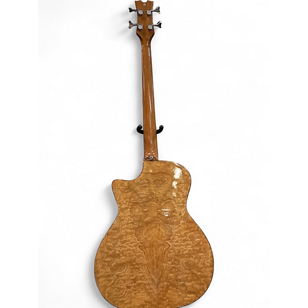 Used Dean EQABA GN NATURAL QUILT Acoustic Bass Guitar
