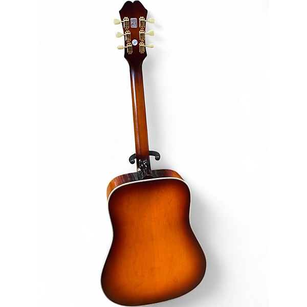 Used Epiphone Masterbilt Frontier FT110 Iced Tea Acoustic Electric Guitar