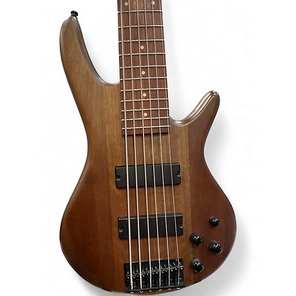 Used Ibanez GSR206 6 String Walnut Electric Bass Guitar