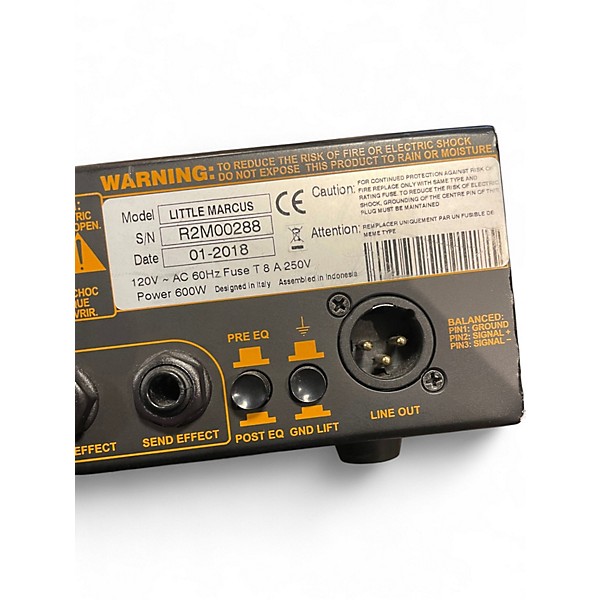 Used Markbass Little Marcus Bass Amp Head