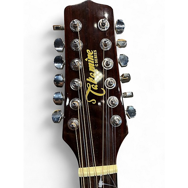 Used Takamine EG523SC12 Natural 12 String Acoustic Electric Guitar