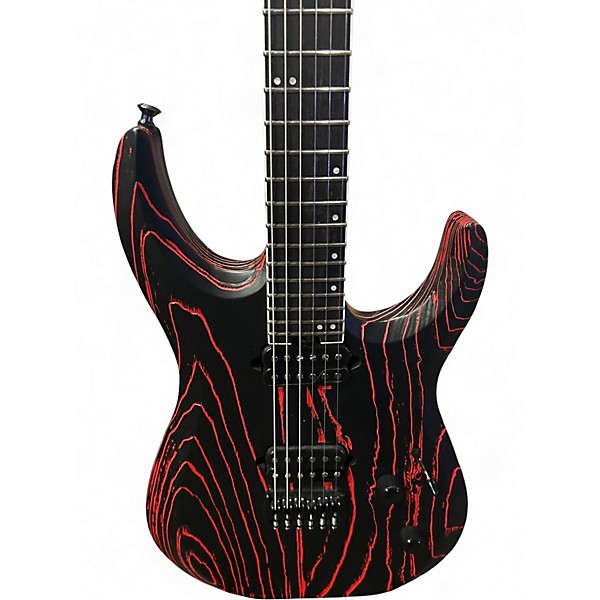 Used Jackson Pro Series Dinky DK Modern Ash HT6 Baked Red Solid Body Electric Guitar