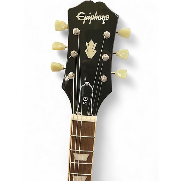 Used Epiphone SG Black Solid Body Electric Guitar