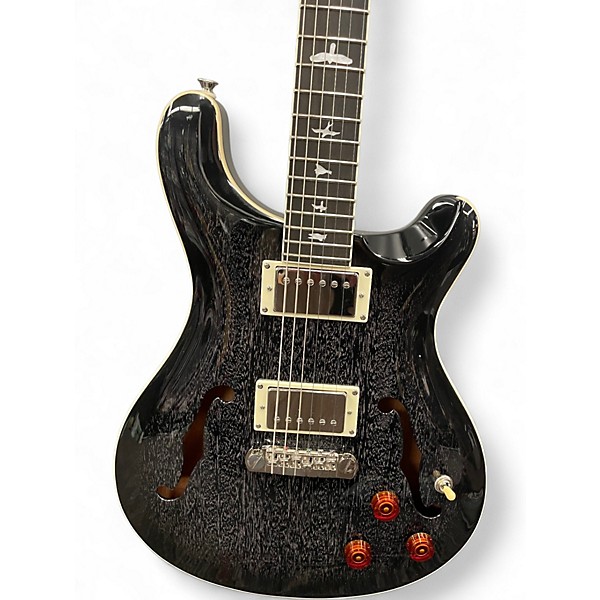 Used PRS SE Hollowbody Trans Black Hollow Body Electric Guitar