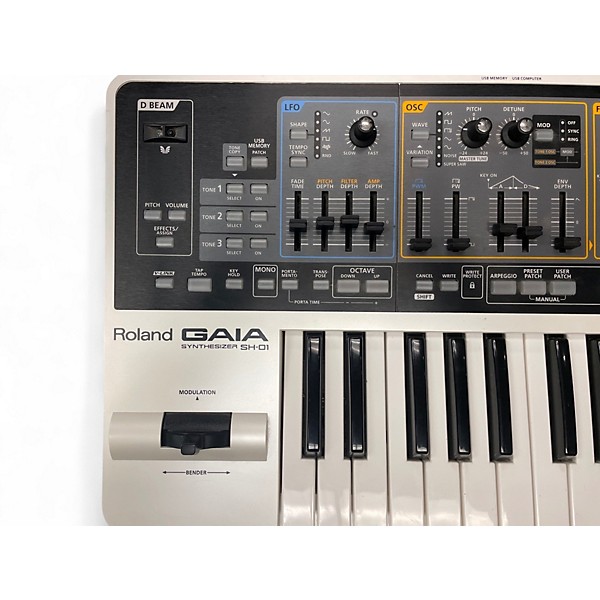 Used Roland Gaia SH01 37 Key Synthesizer