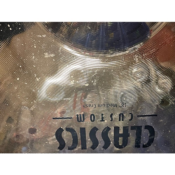 Used MEINL 18in Classic Custom Medium Crash Cymbal