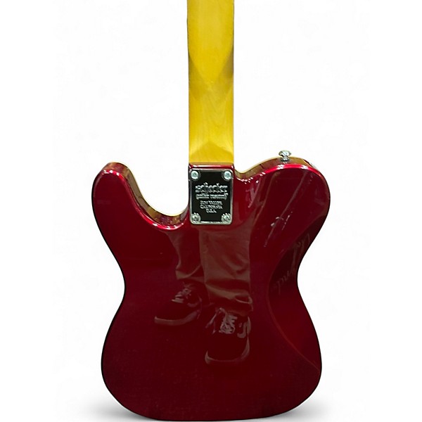 Used Schecter Guitar Research Diamond Series PT Candy Apple Red Solid Body Electric Guitar