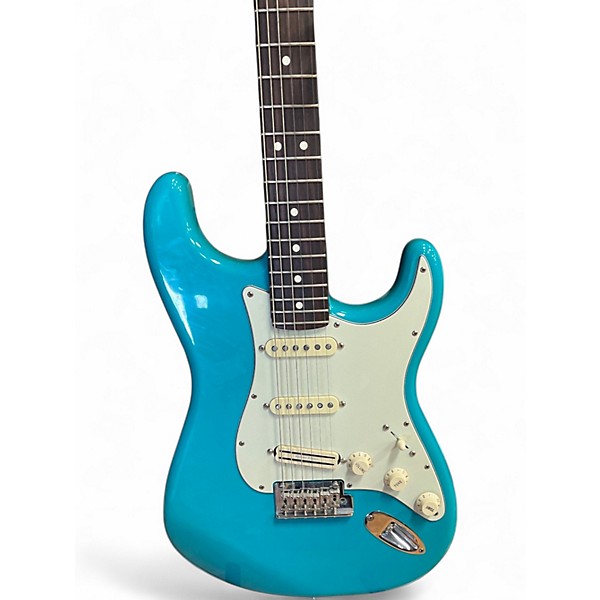 Used Fender American Professional II Stratocaster Cerulean Blue Solid Body Electric Guitar