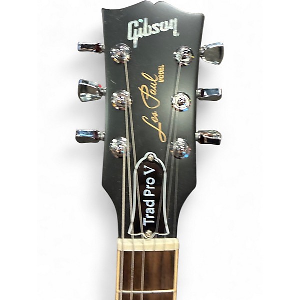 Used 2021 Gibson Les Paul Traditional Pro V Wine Red Solid Body Electric Guitar