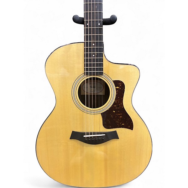 Used Taylor 214CE PLUS Natural Acoustic Electric Guitar