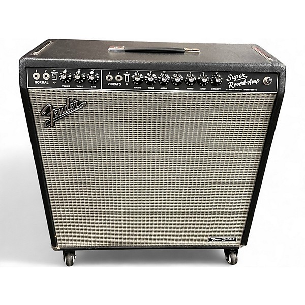 Used Fender Super Reverb 4x10 Tube Guitar Combo Amp